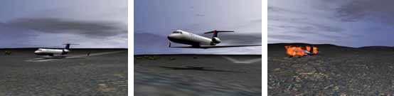 3d animation of the comair flight 5191 crash in lexington, kentucky 1