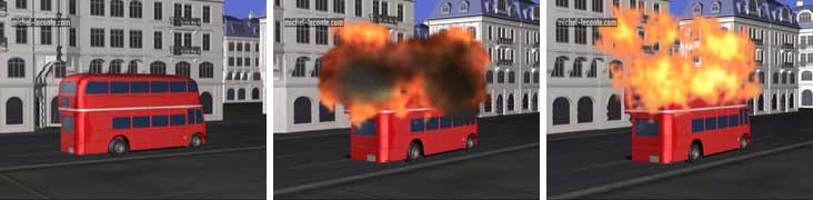 london bombing, blast in a bus at tavistock square